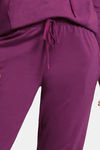 Zivame Soft Terry Fabric Knit Cotton Loungewear Set - Dark Purple — thumbnail 6